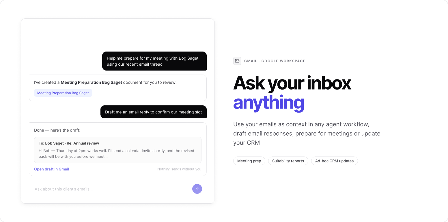 Ask your inbox anything